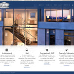 Responsive, full-screen web site